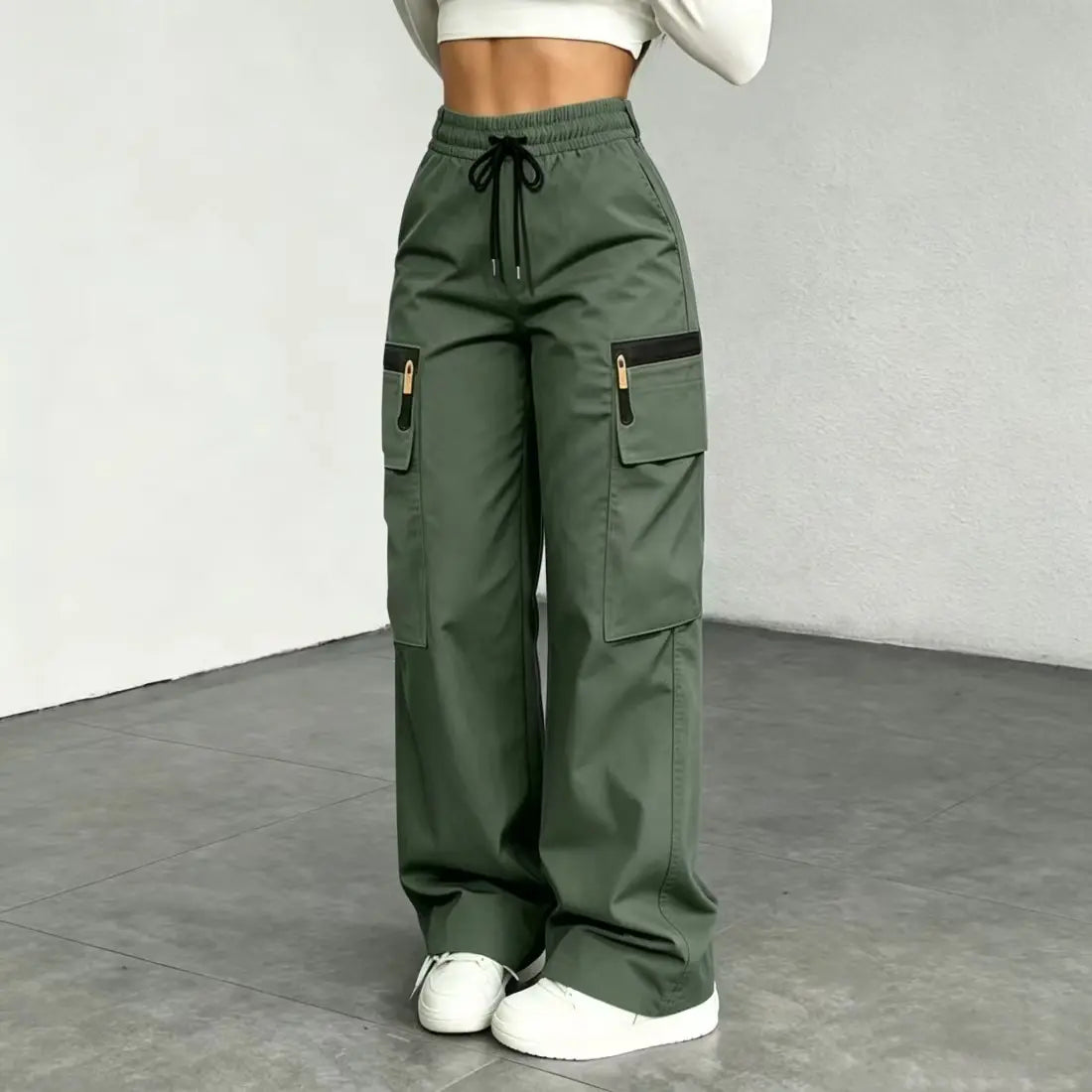👍🔥Limited-Time 🔥Women’s lightweight loose cargo pants with multiple pockets