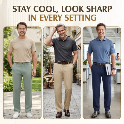 Men's Premium Non-Iron Stretch Casual Trousers
