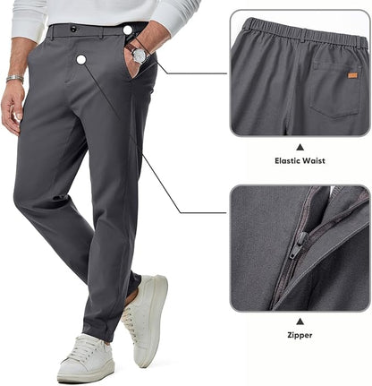 Men's Premium Non-Iron Stretch Casual Trousers