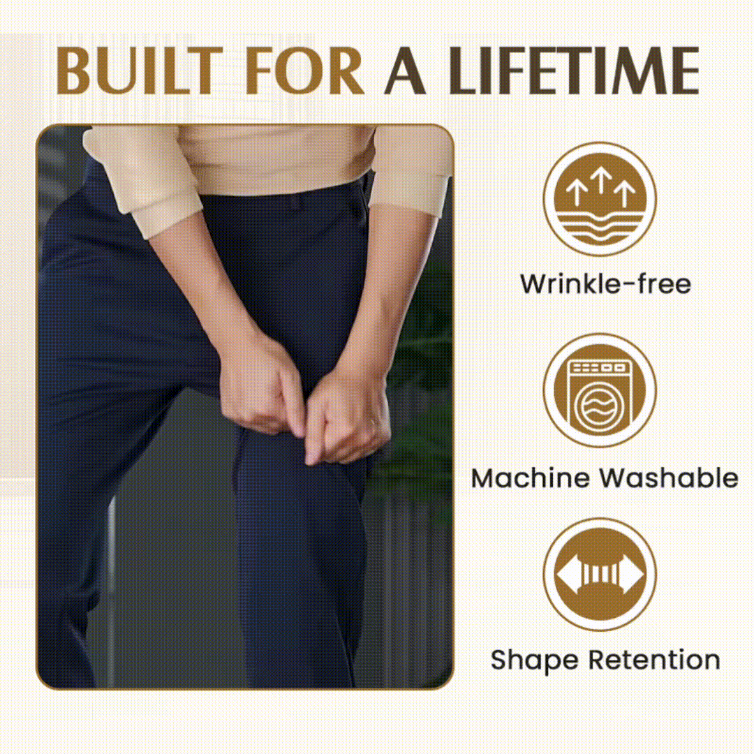 Men's Premium Non-Iron Stretch Casual Trousers