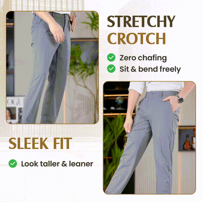 Men's Premium Non-Iron Stretch Casual Trousers