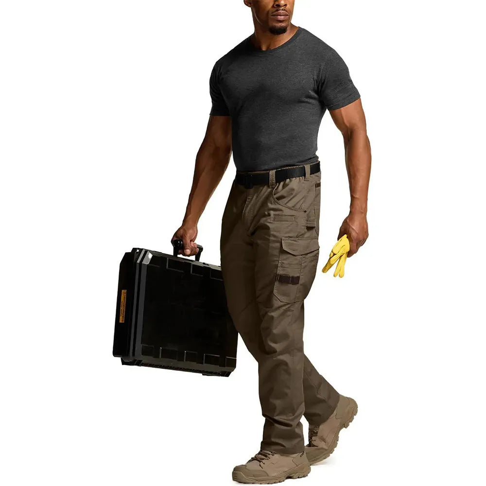 🔥8-PACK Today Only $29.9🔥Men's Ripstop Work Pants,Water Resistant Outdoor Tactical Pants