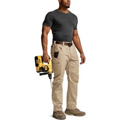 🔥8-PACK Today Only $29.9🔥Men's Ripstop Work Pants,Water Resistant Outdoor Tactical Pants