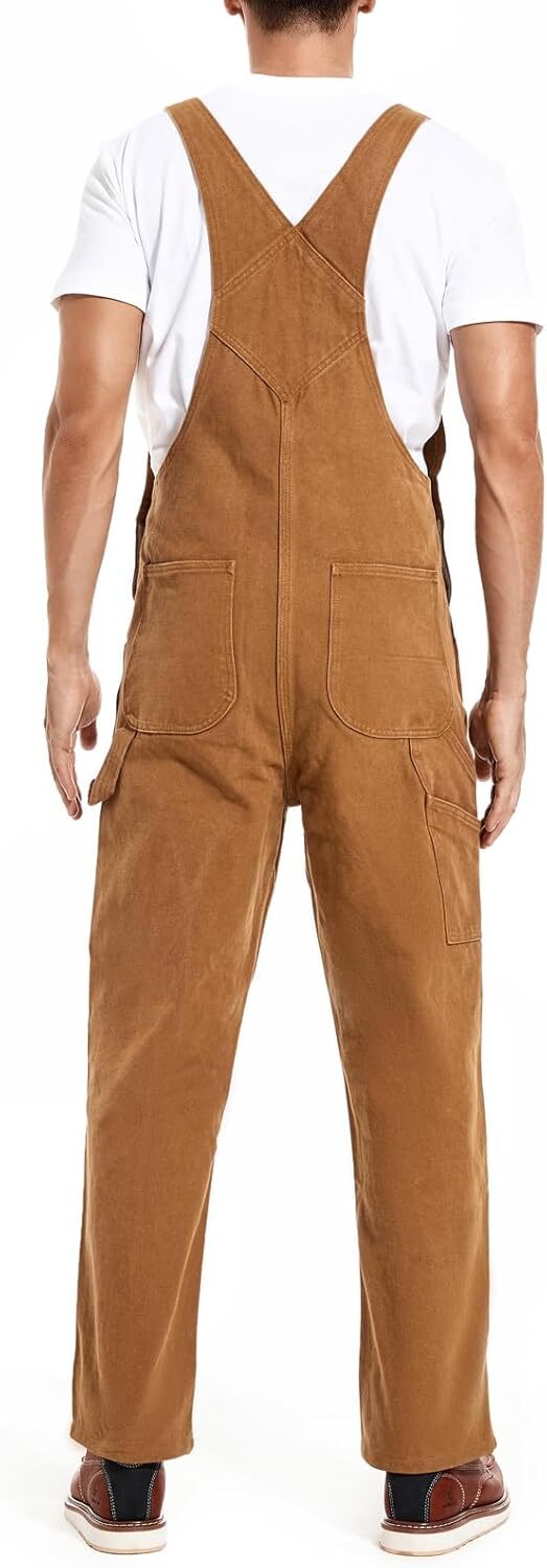 🔥Last Day Promotion🔥Men's Denim Bib Overalls,  Workwear with Adjustable Straps and Convenient Tool Pockets