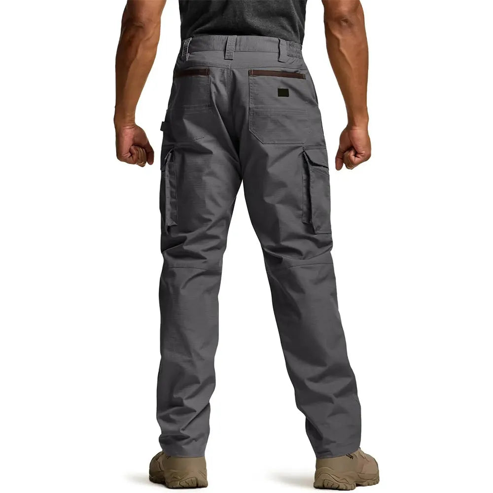 🔥8-PACK Today Only $29.9🔥Men's Ripstop Work Pants,Water Resistant Outdoor Tactical Pants