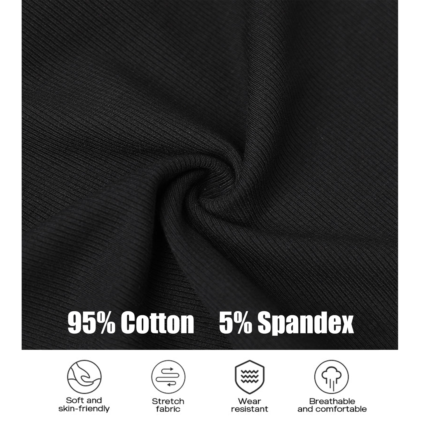 Women Everyday Basic Ribbed Built-in Bra Tank