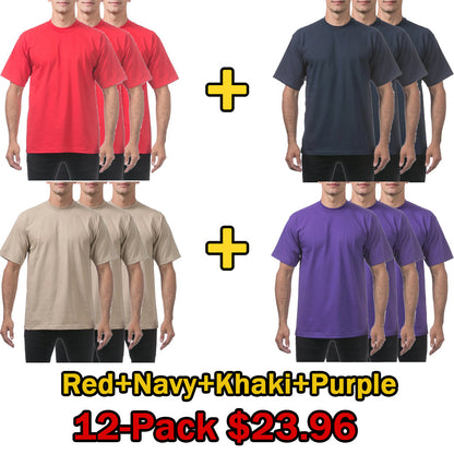 🔥Men's Heavyweight Cotton Short Sleeve Crew Neck T-Shirt