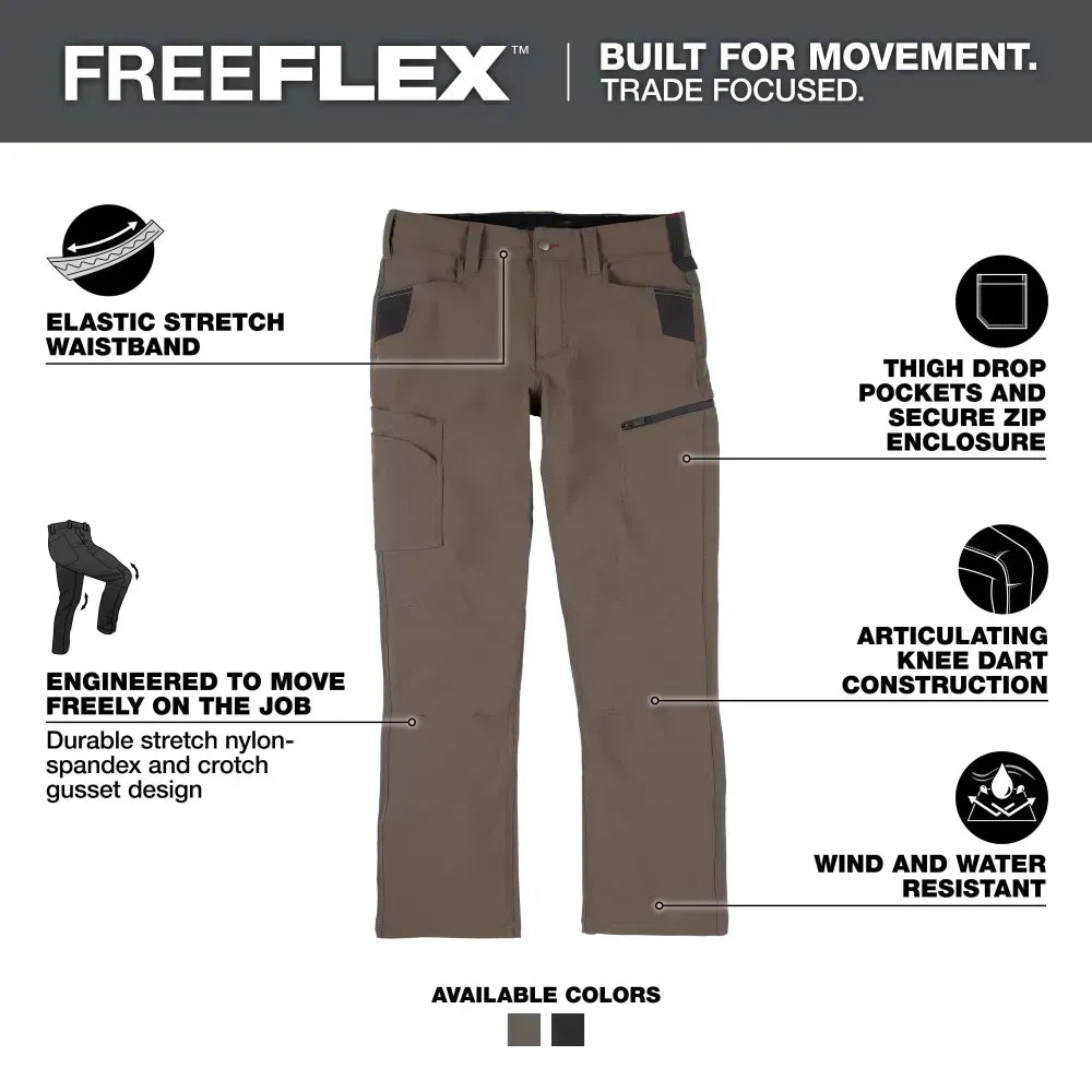 🔥Last day promotion🔥Men's 8-PACK FREEFLEX Tech Work Pants with 7 Pockets